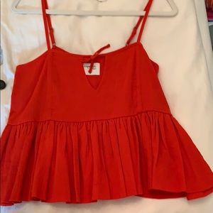 Sincerely Jules red blouse